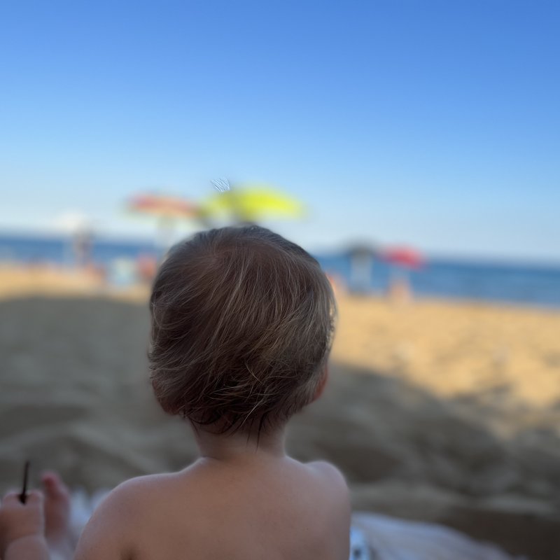 Ida am Strand